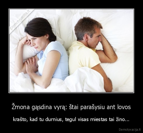 zmona,vyras,lova,durnius