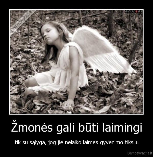 Žmonės gali būti laimingi