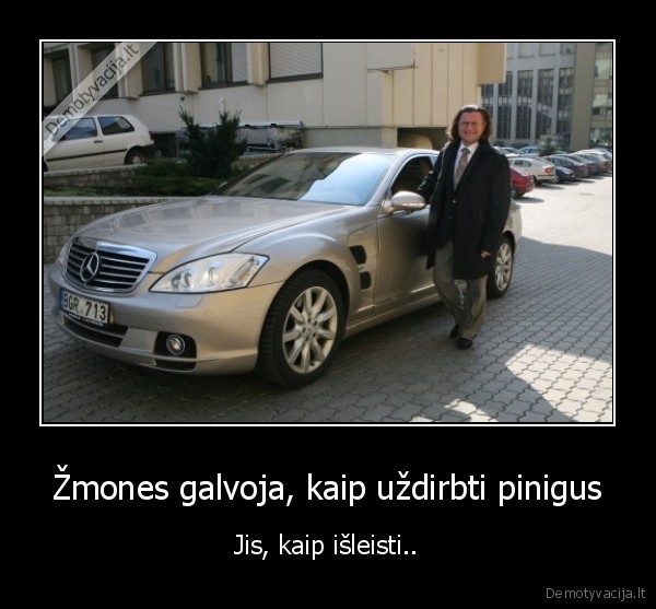 bosas, pinigai, darbas