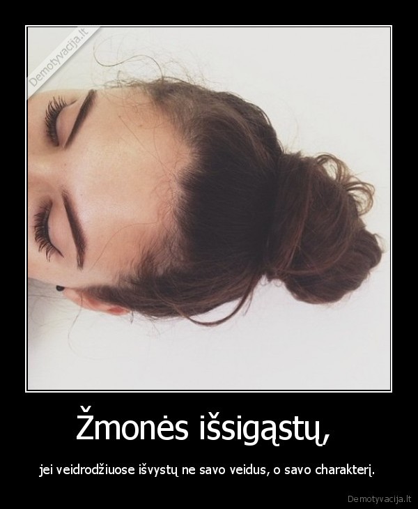 Žmonės išsigąstų, 