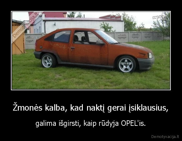 rudys,opel,zmones,kalba