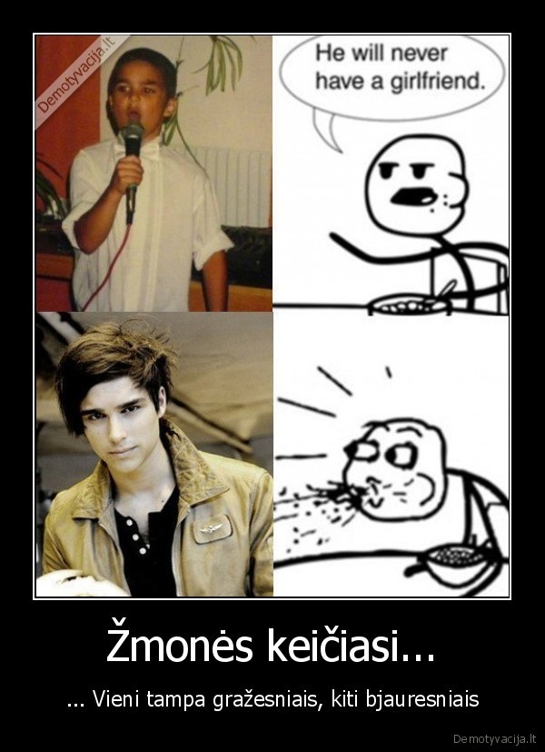 Žmonės keičiasi...