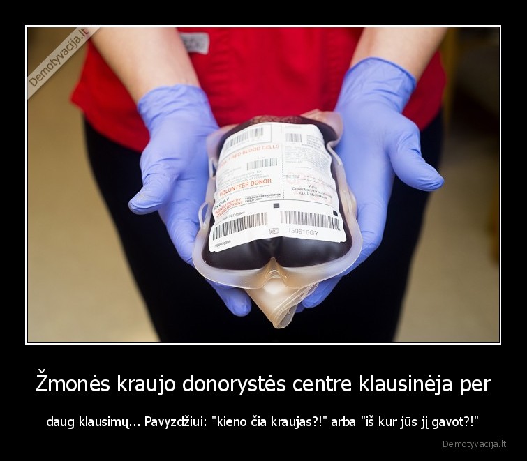 kraujas,donorai