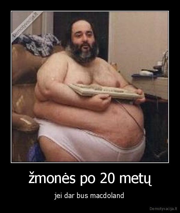 žmonės po 20 metų