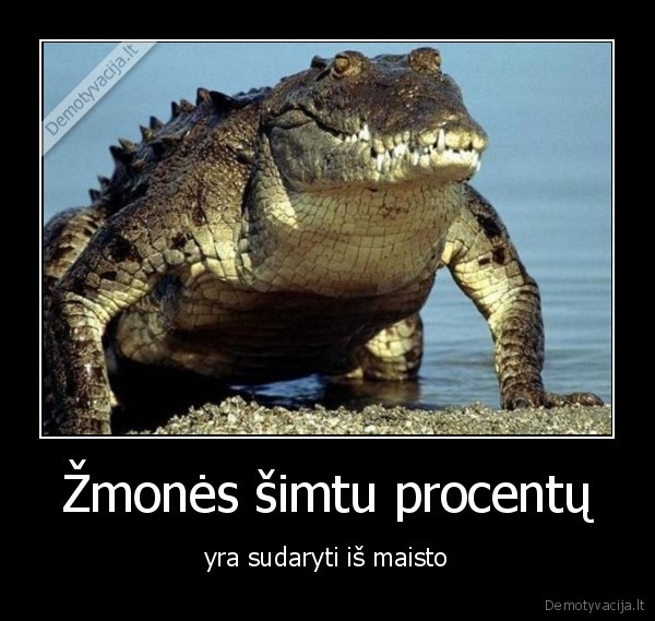 Žmonės šimtu procentų