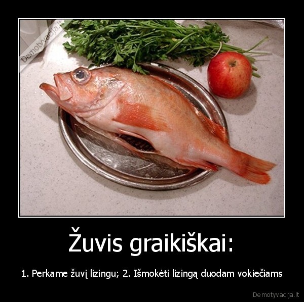 Žuvis graikiškai: