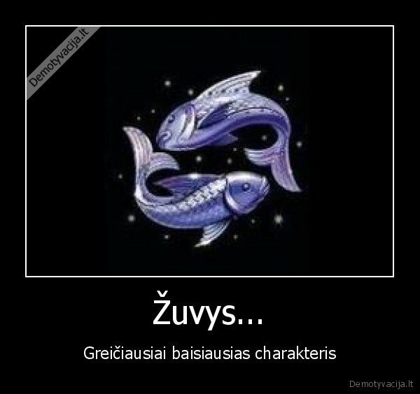 horoskopines, zuvys