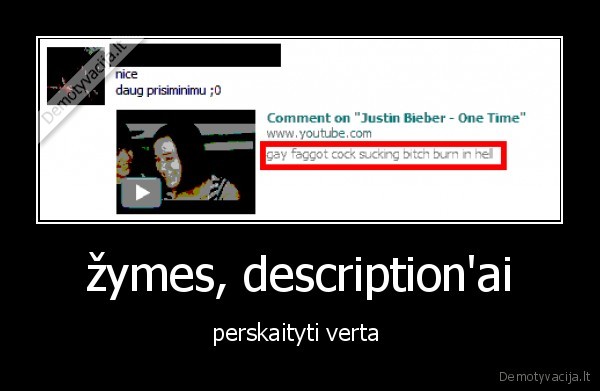 žymes, description'ai