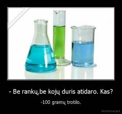 - Be rankų,be kojų duris atidaro. Kas? - -100 gramų trotilo.