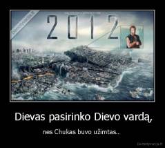  Dievas pasirinko Dievo vardą, - nes Chukas buvo užimtas.. 