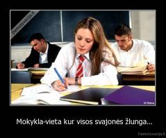  Mokykla-vieta kur visos svajonės žlunga... - 
