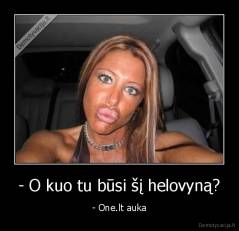 - O kuo tu būsi šį helovyną? - - One.lt auka
