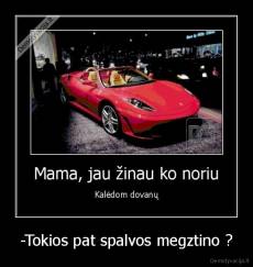 -Tokios pat spalvos megztino ? - 