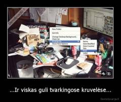 ...Ir viskas guli tvarkingose kruvelėse... - 