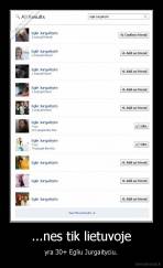 ...nes tik lietuvoje - yra 30+ Egliu Jurgaityciu.