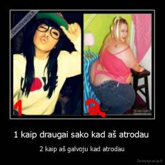 1 kaip draugai sako kad aš atrodau  - 2 kaip aš galvoju kad atrodau