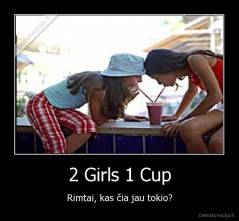 2 Girls 1 Cup - Rimtai, kas čia jau tokio?