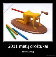 2011 metų drožtukai - Tik maximoj