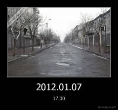 2012.01.07 - 17:00