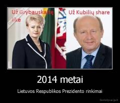 2014 metai - Lietuvos Respublikos Prezidento rinkimai