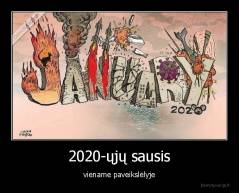 2020-ųjų sausis - viename paveikslėlyje