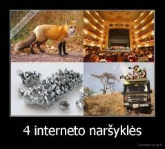 4 interneto naršyklės - 