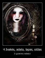 4 žvakės, adata, lapas, siūlas - Ir gyvenimo nebeturi