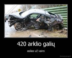 420 arklio galių - asilas už vairo