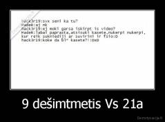9 dešimtmetis Vs 21a - 