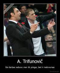 A. Trifunovič - Kai darbas nebuvo vien tik pinigai, bet ir malonumas