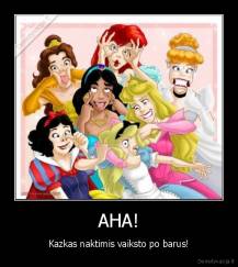 AHA! - Kazkas naktimis vaiksto po barus!