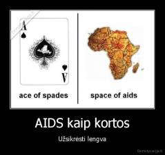AIDS kaip kortos - Užsikrėsti lengva
