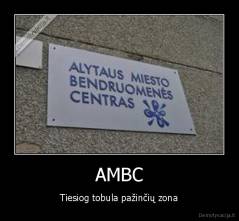 AMBC - Tiesiog tobula pažinčių zona