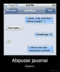 Abipusiai jausmai - Afigienni.