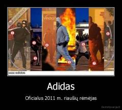 Adidas - Oficialus 2011 m. riaušių rėmėjas