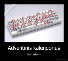 Adventinis kalendorius - hackeriams