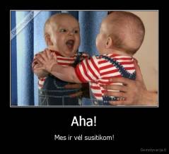 Aha! - Mes ir vėl susitikom!