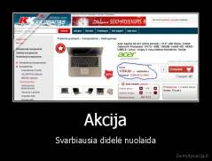 Akcija - Svarbiausia didelė nuolaida