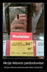 Akcija lietuvos parduotuvėse - Akcijos lietuvos parduotuvėse išties viliojančios