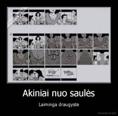 Akiniai nuo saulės - Laiminga draugystė