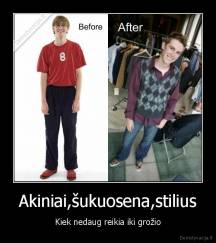 Akiniai,šukuosena,stilius - Kiek nedaug reikia iki grožio