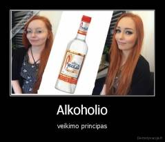 Alkoholio - veikimo principas