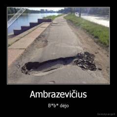 Ambrazevičius - B*b* dėjo