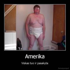 Amerika - Viskas tuo ir pasakyta