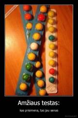 Amžiaus testas: - kas prisimena, tas jau senas