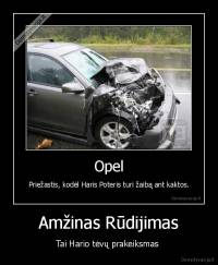 Amžinas Rūdijimas - Tai Hario tėvų prakeiksmas 