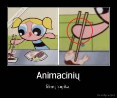 Animacinių - filmų logika.