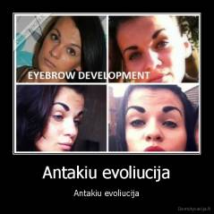 Antakiu evoliucija - Antakiu evoliucija