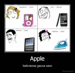 Apple - kiekvienas gauna savo