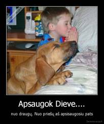 Apsaugok Dieve.... - nuo draugų. Nuo priešų aš apsisaugosiu pats